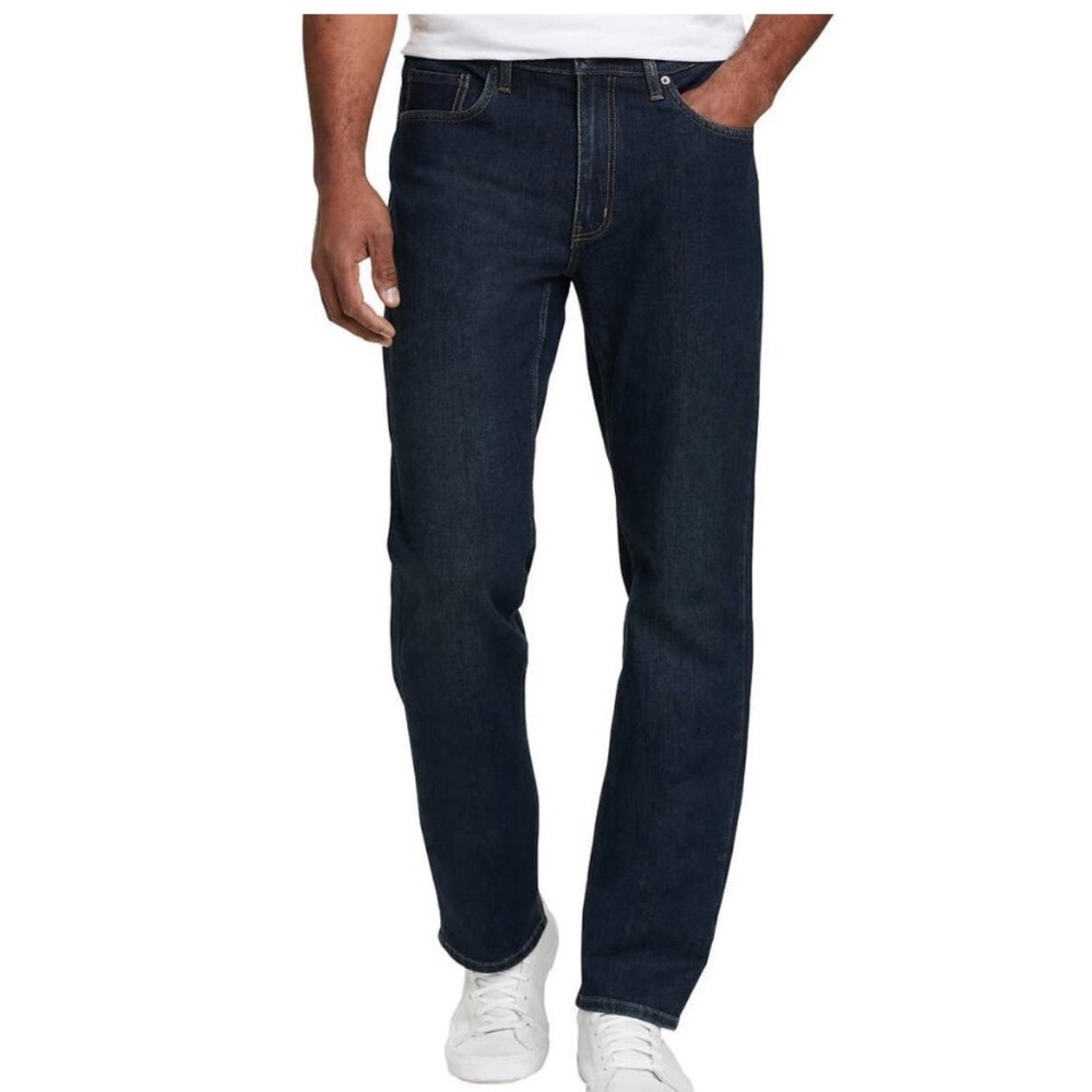 Eddie Bauer Straight Authentic fit Dark Indigo Jeans 38 x 32